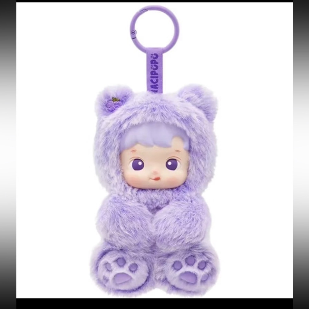 Purple grape hacipupu gummy bear super cute authentic popmart pop now blind box